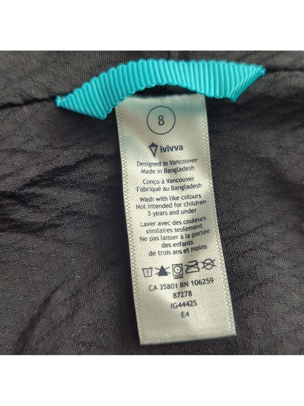 Ivivva -Lululemon Mesh With The Rain Waterproof Jacket Hooded - Picture 8 of 10